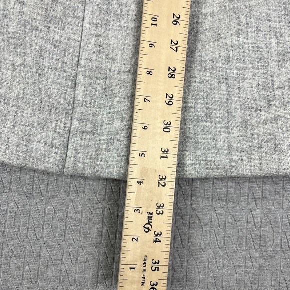 J. Crew Nello Gori Italian Stadium Cloth Pea Coat 00P Gray Wool Stand Collar - Picture 5 of 9